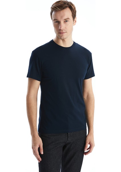 Yeni Sezon Bisiklet Yaka Kisa Kollu Erkek Pijama Ust - S50464Z8