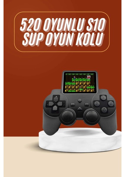 Yeni Nesil Mini Atari 520 Retro Oyunlu S10 El Atarisi Video Oyun Konsolu