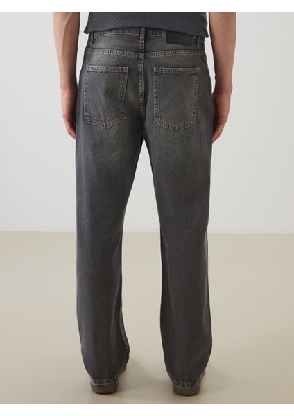 Yeni Sezon Loose Fit Erkek Jean Pantolon - S5OK08Z8