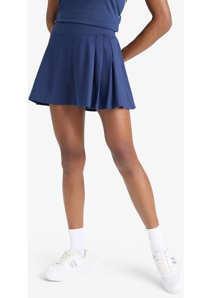 Yeni Sezon Defactofit Standart Fit Pileli Içi Taytlı Mini Tenis Eteği
