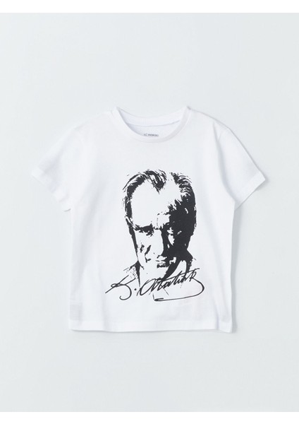 Yeni Sezon Bisiklet Yaka Ataturk Baskili Erkek Bebek Tisort - S4DL66Z1 fırsatları