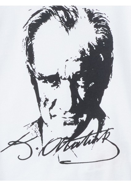 Yeni Sezon Bisiklet Yaka Ataturk Baskili Erkek Bebek Tisort - S4DL66Z1 indirimleri