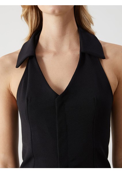 Yeni Sezon Halter Yaka Kadin Klasik Yelek - S5EG29Z8 modelleri