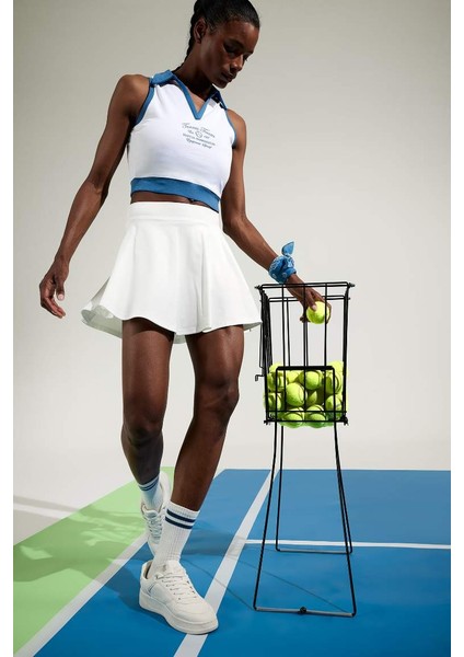 Yeni Sezon Defactofit Sporcu Içi Taytlı Mini Tenis Eteği fiyatları