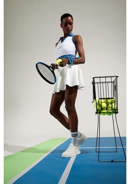 Yeni Sezon Defactofit Sporcu Içi Taytlı Mini Tenis Eteği modelleri