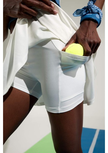Yeni Sezon Defactofit Sporcu Içi Taytlı Mini Tenis Eteği fırsatları