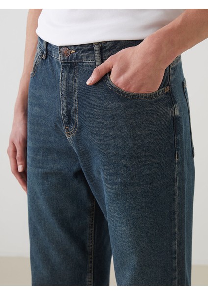 Yeni Sezon Loose Fit Erkek Jean Pantolon - S5OK09Z8 modelleri