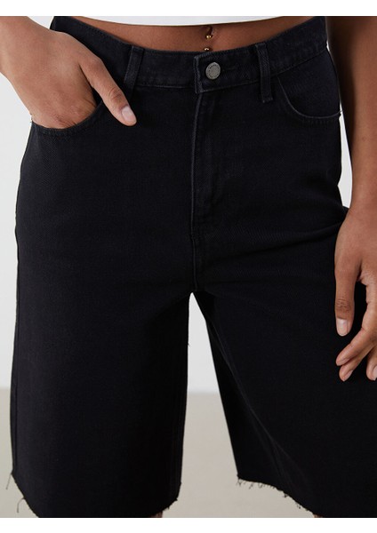 Yeni Sezon Bermuda Fit Kadin Jean Sort - S5JI30Z8