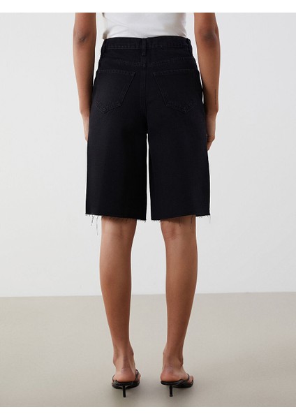 Yeni Sezon Bermuda Fit Kadin Jean Sort - S5JI30Z8