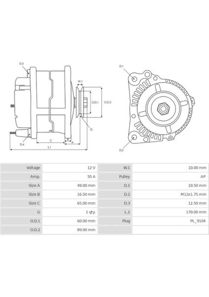 12V ALTERNATÖR DİNAMO MAKO TİPİ YM 75 A FIAT TRAKTÖR indirimleri