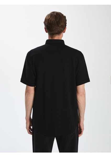 Yeni Sezon Regular Fit Kisa Kollu Erkek Gomlek - S5JO85Z8