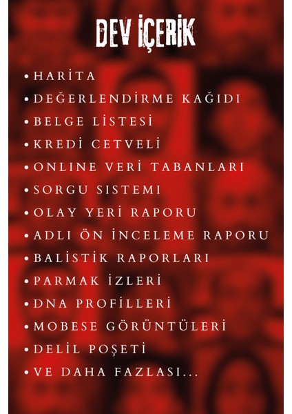 Kayıp Çift Dosyası - Dedektif Oyunu, Kutu Oyunu, Gizem, Katil Kim, Dedektiflik Oyunu, Cinayet Çözme
