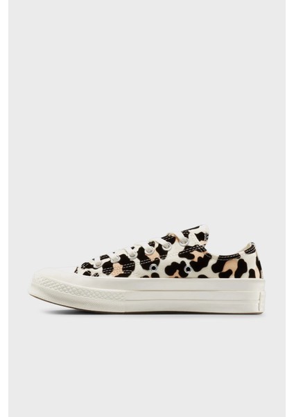 Chuck All Star Logolu Leopar Desenli Sneaker Ayakkabı Bayan Ayakkabı A14946C 286