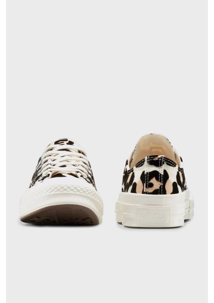 Chuck All Star Logolu Leopar Desenli Sneaker Ayakkabı Bayan Ayakkabı A14946C 286
