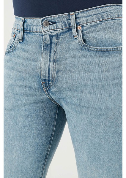 Lse 502 Pamuklu Regular Tapered Fit Normal Bel Düz Paça Jeans Erkek Kot Pantolon A2088 indirimleri