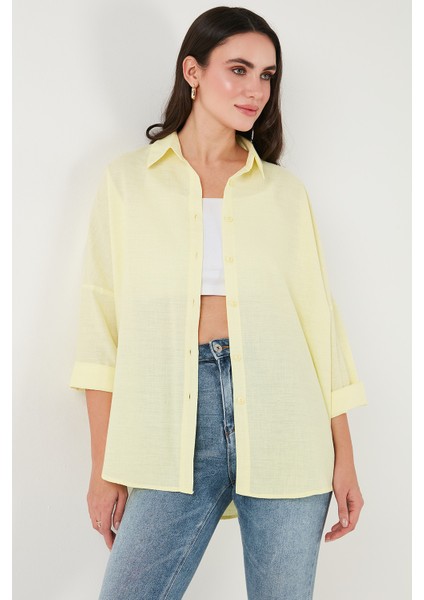 Streç Pamuklu Oversize Fit 2' Li Paket Gömlek-Atlet Set Bayan Gömlek-Atlet Set 67810014979S2 modelleri
