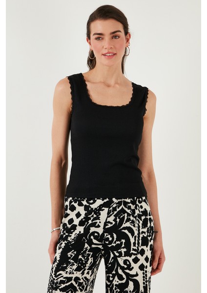 Streç Pamuklu Oversize Fit 2' Li Paket Gömlek-Atlet Set Bayan Gömlek-Atlet Set 67810014979S2