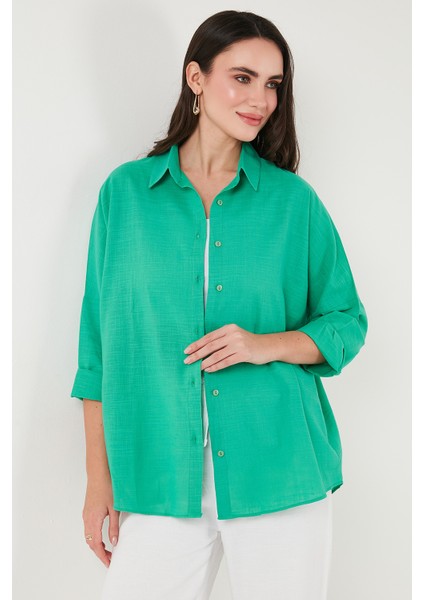 Streç Pamuklu Oversize Fit 2' Li Paket Gömlek-Atlet Set Bayan Gömlek-Atlet Set 67810014979S2 fiyatları