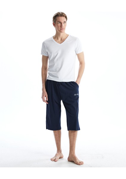 Yeni Sezon Standart Kalip Erkek Pijama Alt Sort - S5KS91Z8
