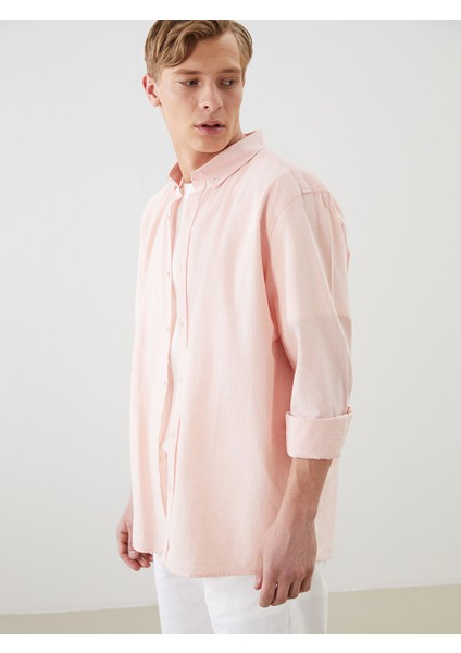 Yeni Sezon Slim Fit Uzun Kollu Erkek Gomlek - S60101Z8