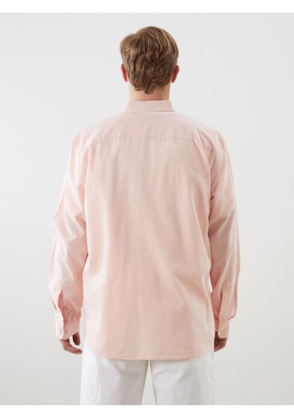 Yeni Sezon Slim Fit Uzun Kollu Erkek Gomlek - S60101Z8 fırsatları