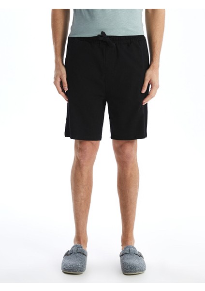 Yeni Sezon Slim Fit Erkek Pijama Alt Sort - S57260Z8