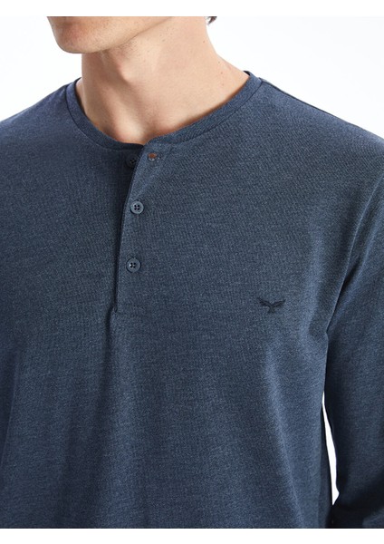 Yeni Sezon Standart Kalip Erkek Pijama Takimi - S5LM67Z8