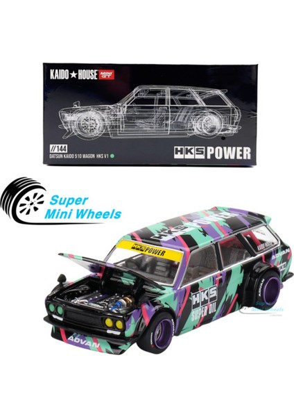 1/64 Datsun Kaıdo 510 Wagon Hks V1 KHMG144
