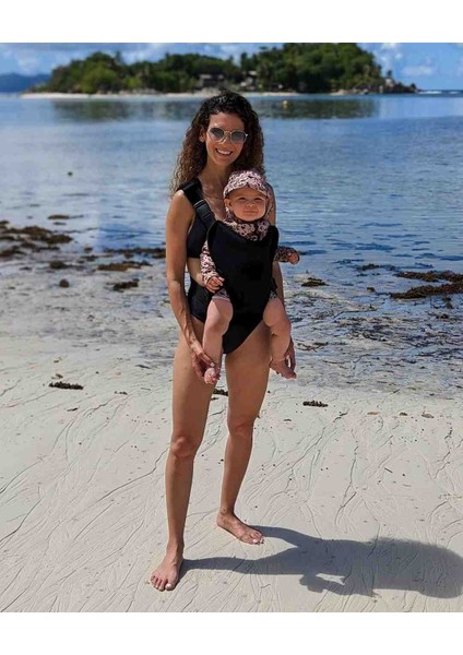 Suya Dayanıklı Neopren Deniz ve Havuzda Kullanılan Anne Bebek Kanguru