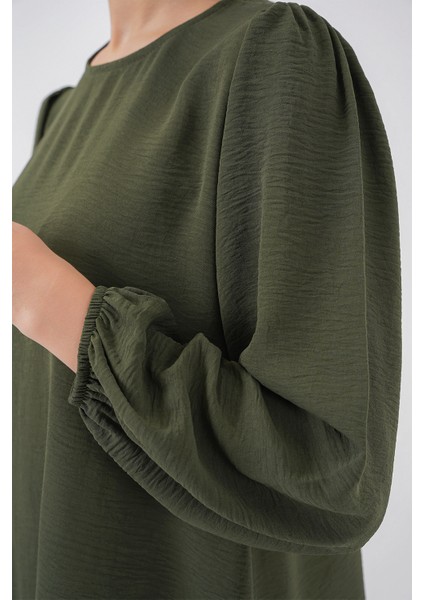 Ayrobin Tunik Pantolon Alt Üst Takım 6712 - Haki