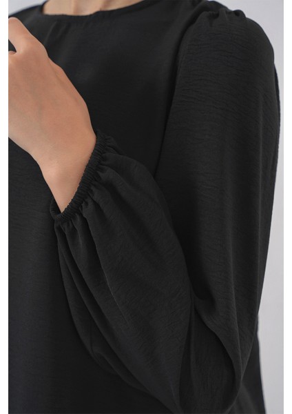 Ayrobin Tunik Pantolon Alt Üst Takım 6712 - Siyah