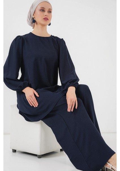 Ayrobin Tunik Pantolon Alt Üst Takım 6712 - Lacivert