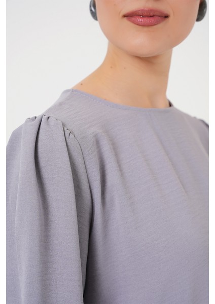 Ayrobin Tunik Pantolon Alt Üst Takım 6712 - Gri