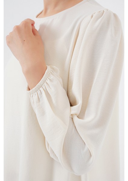 Ayrobin Tunik Pantolon Alt Üst Takım 6712 - Ekru