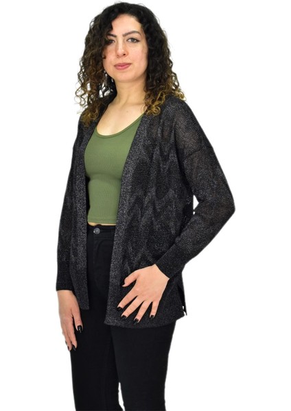 Kadın Triko Simli Mevsimlik Hırka BGL-ST04668