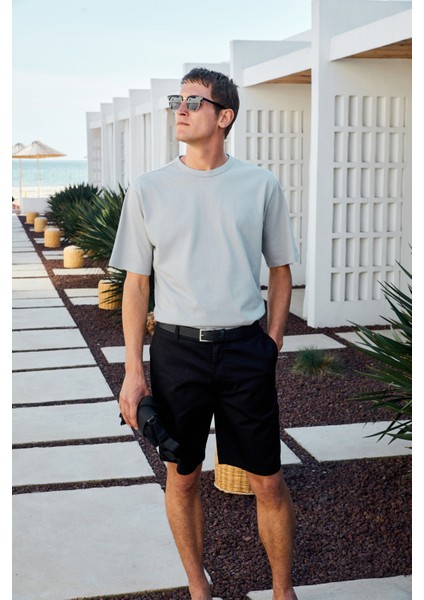 Catwalk Erkek %100 Pamuk Regular Fit Mavi T-Shirt modelleri