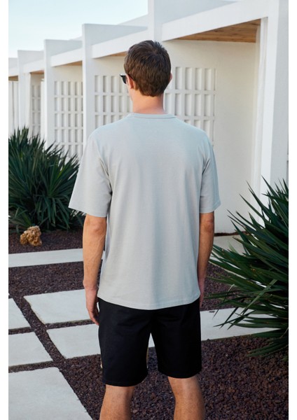 Catwalk Erkek %100 Pamuk Regular Fit Mavi T-Shirt fırsatları