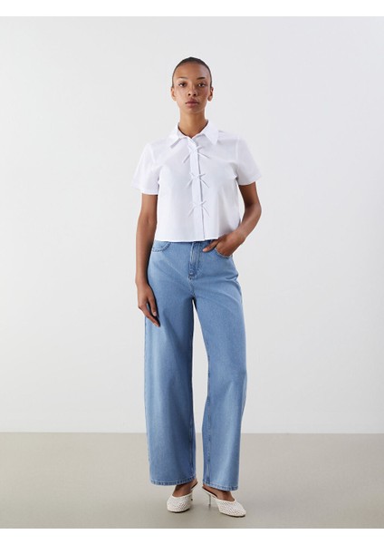 Yeni Sezon Wideleg Kadin Jean Pantolon - S5QH02Z8
