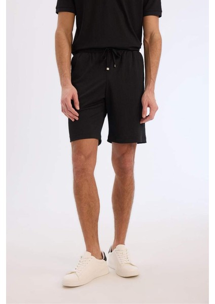 Yeni Sezon Regular Fit Her Yöne Esneyen Krinkıl Bermuda