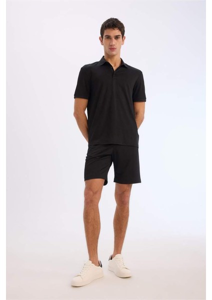 Yeni Sezon Regular Fit Her Yöne Esneyen Krinkıl Bermuda