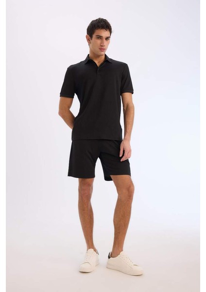 Yeni Sezon Regular Fit Her Yöne Esneyen Krinkıl Bermuda