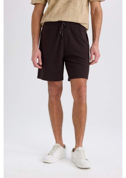 Yeni Sezon Regular Fit Düz Paça Basic Düz Şort