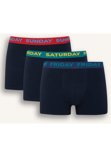 Yeni Sezon Regular Fit 3'lü Boxer