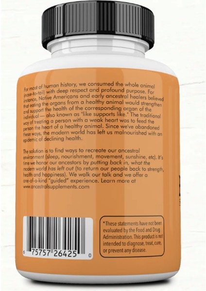 Grass Fed Beef Thyroıd 500 mg 180 Capsul modelleri
