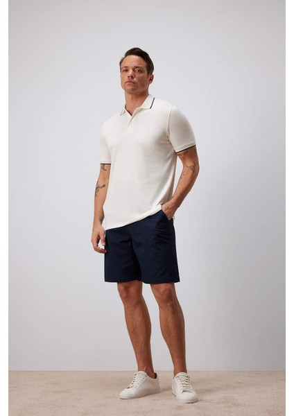 Yeni Sezon %100 Pamuk Regular Fit Gabardin Bermuda Şort fiyatları