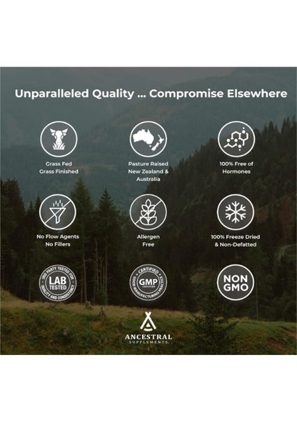 Grass Fed Beef Lung, 500 mg Lung And Liver, Respiratory, Vascular, And Circulatory Health, Non-Gmo 180 Capsules indirimleri
