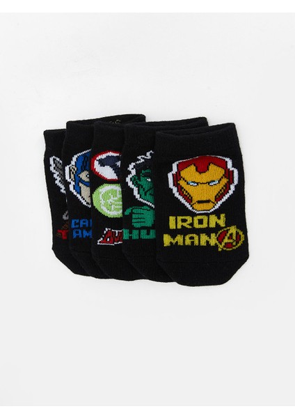 Yeni Sezon Hulk Desenli Erkek Cocuk Patik Corap 5'li - S5BA41Z4 modelleri