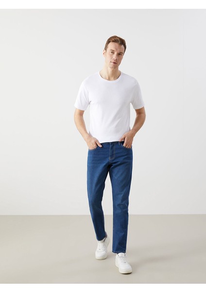 Yeni Sezon Slim Fit Erkek Jean Pantolon - S5K993Z8