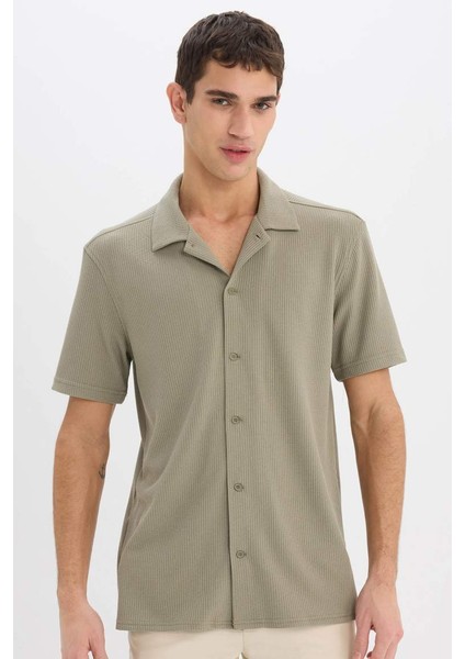 Yeni Sezon Regular Fit Polo Yaka Yazlık Kısa Kollu Gömlek