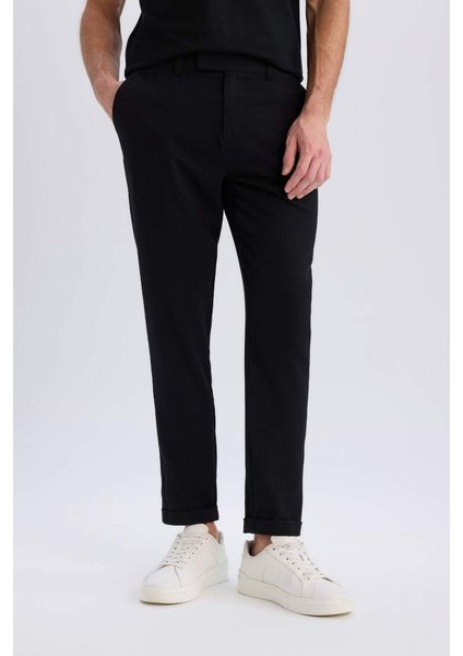 Yeni Sezon Jogger Fermuarlı Paça Yazlık Kumaş Pantolon